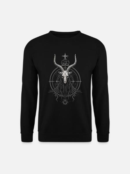 Ziege Baphomet - Unisex Pullover - Schwarz