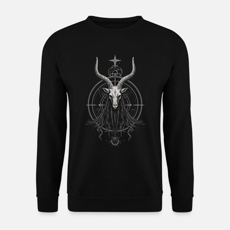 Goat Baphomet - Unisex Sweatshirt - black