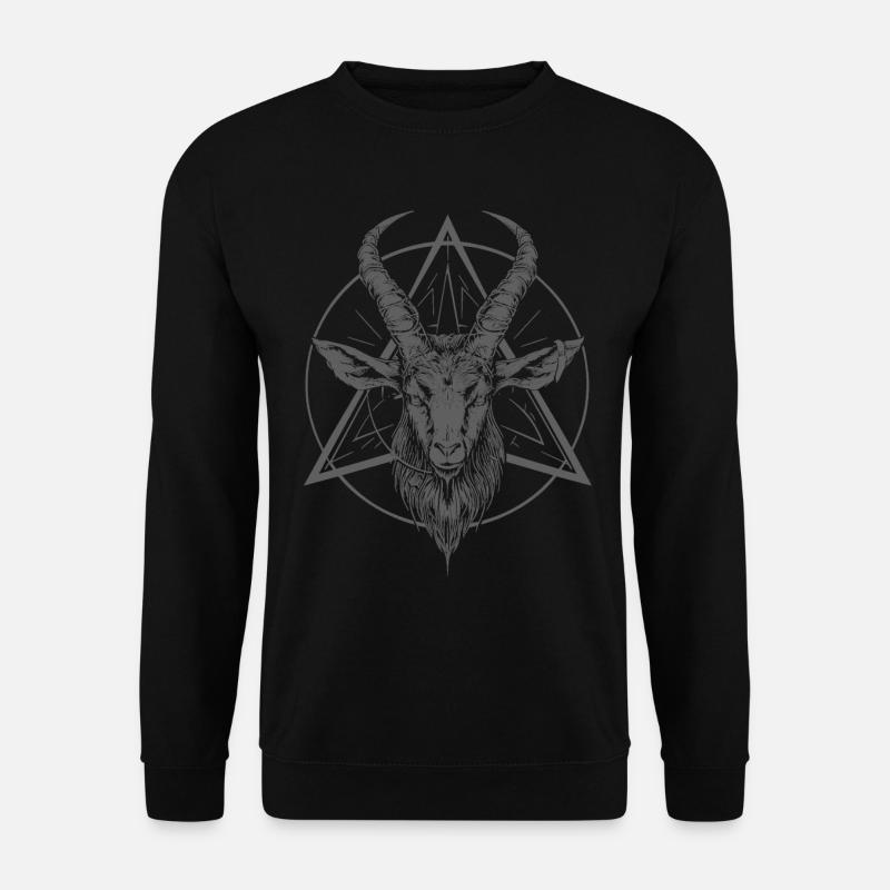 Ziege Baphomet - Unisex Pullover - Schwarz
