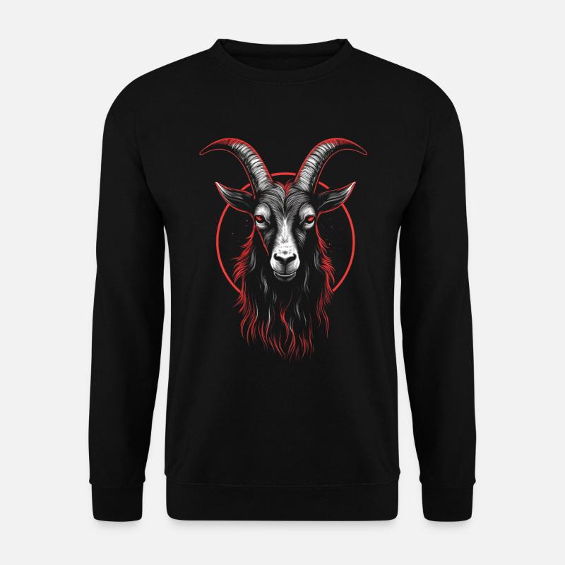 Goat Baphomet - Unisex Sweatshirt - black