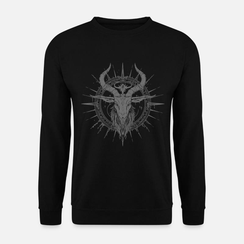 Ziege Baphomet - Unisex Pullover - Schwarz