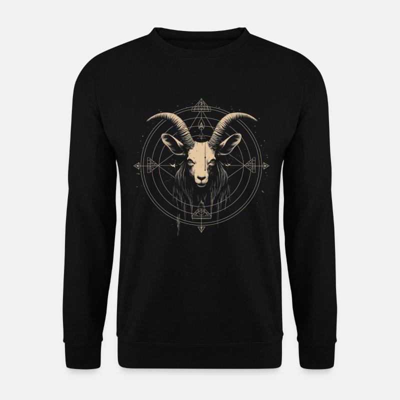Chèvre Baphomet - Sweat-shirt Unisexe - noir