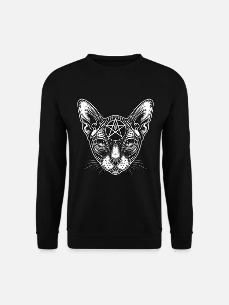 Cadeau chat Sphynx - Sweat-shirt Unisexe - noir