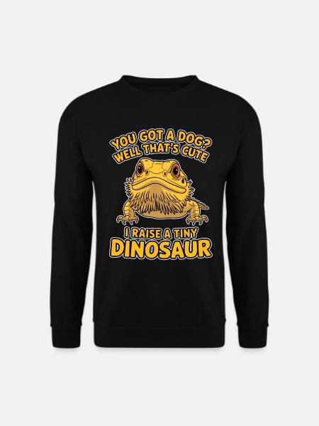 Skægagame, der siger sjov, sjov skægagamegave - Unisex sweater - sort