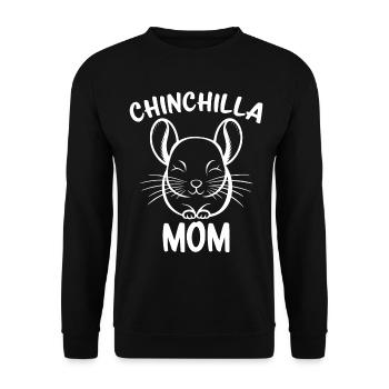 Chinchilla disant maman drôle Chinchilla cadeau - Sweat-shirt Unisexe - noir - Devant - Alina (178cm) & Michal (187cm)