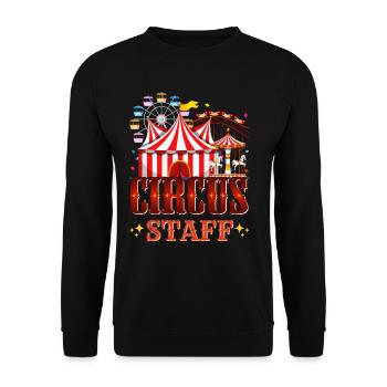 Circus - Unisex Sweatshirt - black - Front - Alina (178cm) & Michal (187cm)
