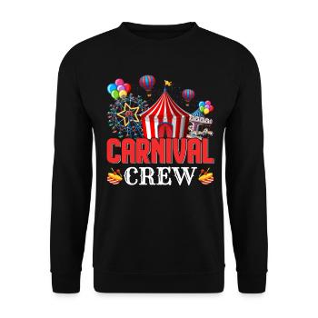 Carnival Circus - Unisex Sweatshirt - black - Front - Alina (178cm) & Michal (187cm)