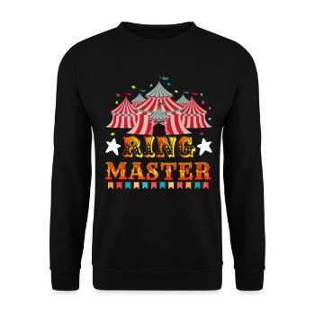 Circus - Unisex Sweatshirt - black - Front - Alina (178cm) & Michal (187cm)