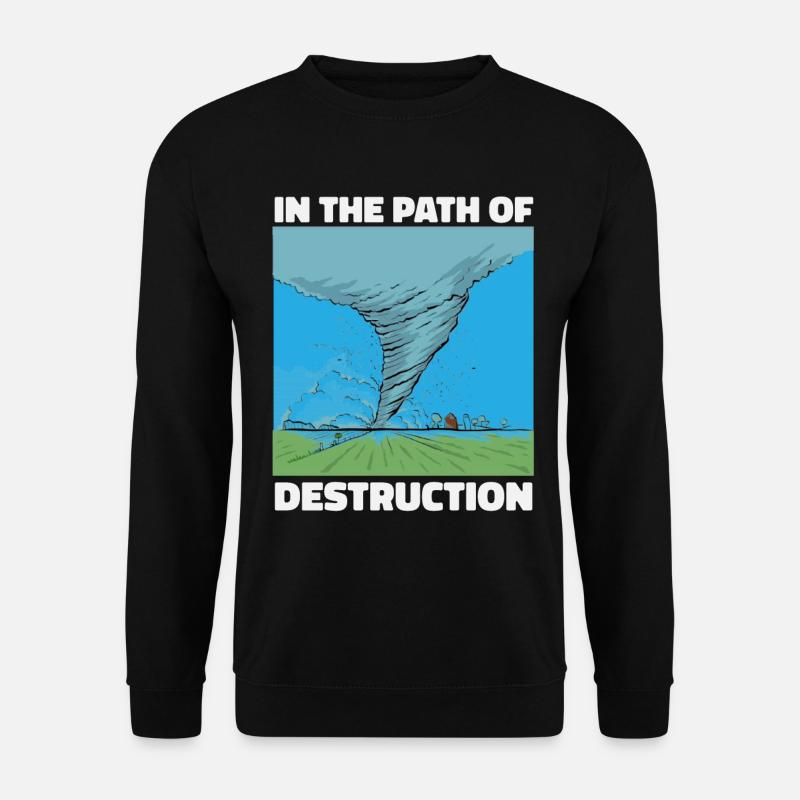 Storm Chasing: Auf dem Weg der Zerstörung - Unisex Pullover - Schwarz
