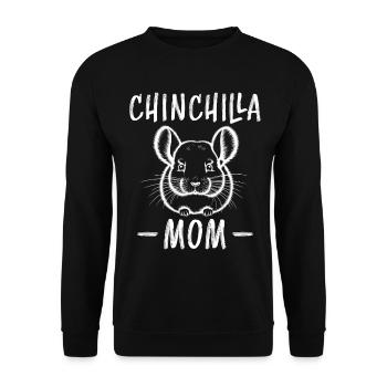 Chinchilla disant maman drôle Chinchilla cadeau - Sweat-shirt Unisexe - noir - Devant - Alina (178cm) & Michal (187cm)