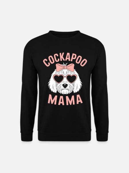 Cockapoo Saying Mom Funny Cockapoo Gift - Unisex Sweatshirt - black