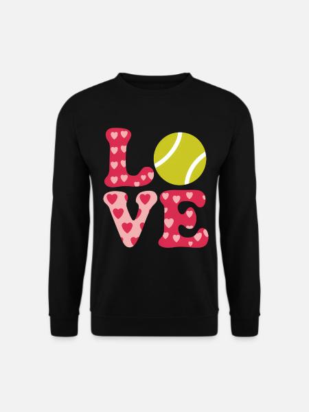 Tennis Spruch Tennisspieler Lustig Tennis Geschenk - Unisex Pullover - Schwarz