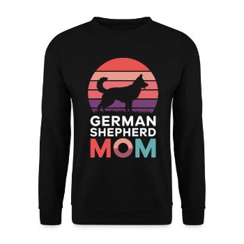 German Shepherd Saying German Shepherd Gift - Unisex Sweatshirt - black - Front - Alina (178cm) & Michal (187cm)