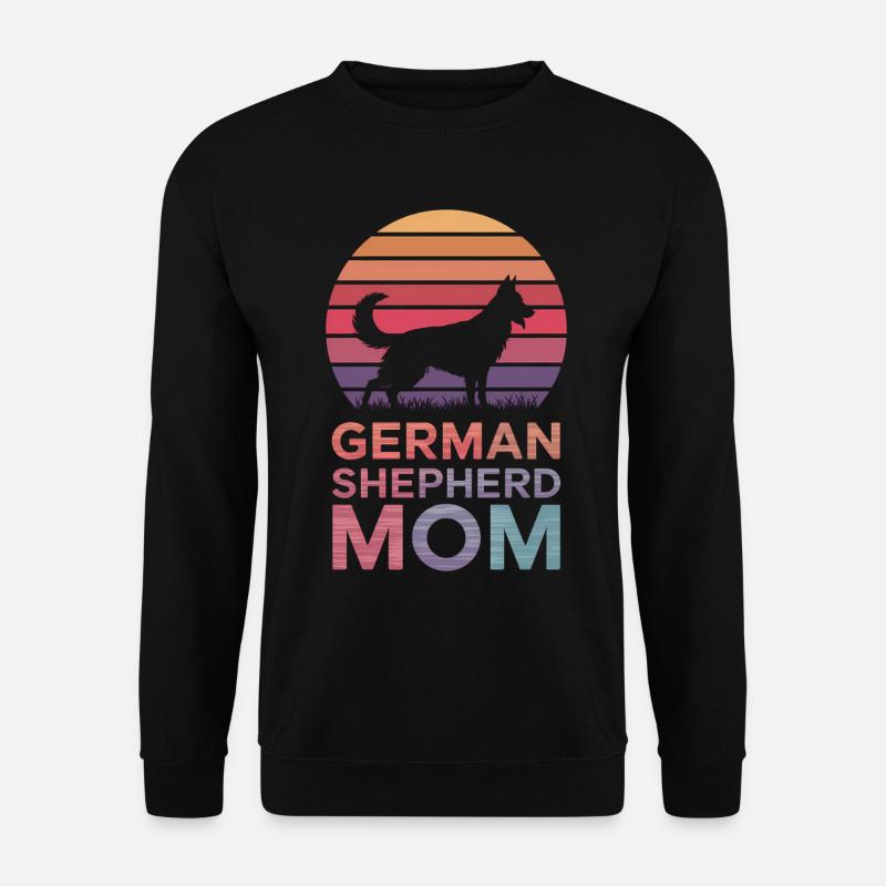 Deutscher Schäferhund Spruch Schäferhund Geschenk - Unisex Pullover - Schwarz