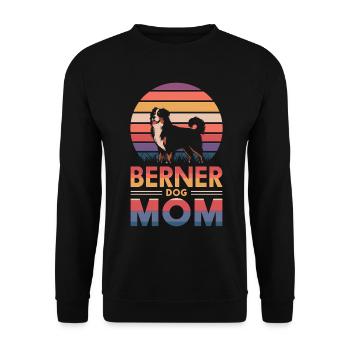 Bouvier bernois Dicton bouvier bernois - Sweat-shirt Unisexe - noir - Devant - Alina (178cm) & Michal (187cm)