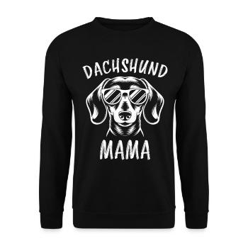 Teckel disant teckel maman drôle teckel cadeau - Sweat-shirt Unisexe - noir - Devant - Alina (178cm) & Michal (187cm)