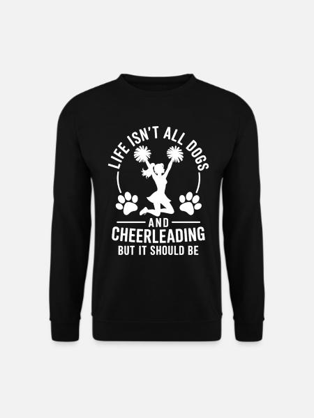 Cheerleading Saying Funny Cheerleading Gift - Unisex Sweatshirt - black