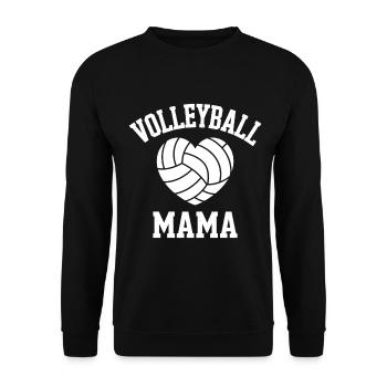 volley-ball dire drôle de cadeau de volley-ball - Sweat-shirt Unisexe - noir - Devant - Alina (178cm) & Michal (187cm)