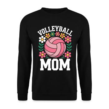 volley-ball dire drôle de cadeau de volley-ball - Sweat-shirt Unisexe - noir - Devant - Alina (178cm) & Michal (187cm)