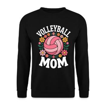 volley-ball dire drôle de cadeau de volley-ball - Sweat-shirt Unisexe - noir - Devant - Alina (178cm) & Michal (187cm)