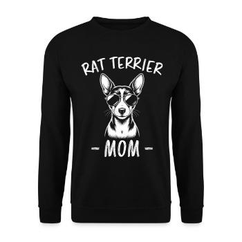 Rat Terrier Spruch Lustiges Rat Terrier Geschenk - Unisex Pullover - Schwarz - Vorne - Alina (178cm) & Michal (187cm)