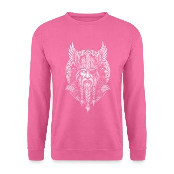 Odin mit Raben – Allvater der Nordmänner - Unisex Pullover - Pink - Vorne