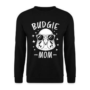 Perruche disant drôle de perruche cadeau - Sweat-shirt Unisexe - noir - Devant - Alina (178cm) & Michal (187cm)