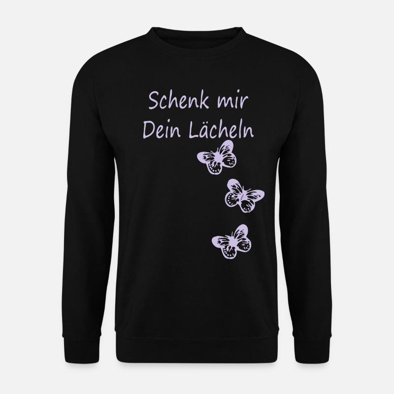 falter schmetterling - Unisex Pullover - Schwarz