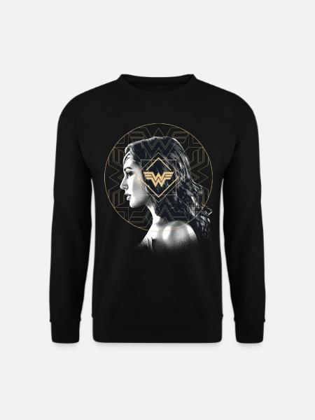 Wonder Woman 1984 Portrait De Profil - Sweat-shirt Unisexe - noir