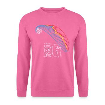 Geo 6 Ozone Paraglider - Unisex Sweatshirt - pink - Front