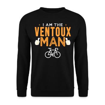 Ich bin der ventoux man bike bike cycling cycling - Unisex Pullover - Schwarz - Vorne - Alina (178cm) & Michal (187cm)