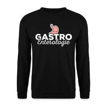 Gastroenterologie Gastroenterologe - Unisex Pullover - Schwarz - Vorne - Alina (178cm) & Michal (187cm)
