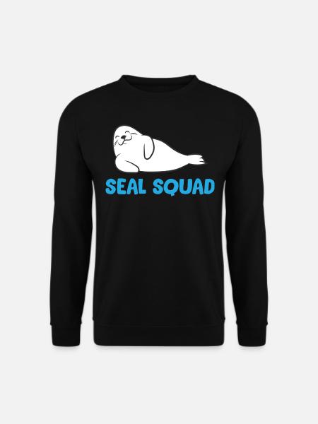 Seehund - Seal Squad - Unisex Pullover - Schwarz