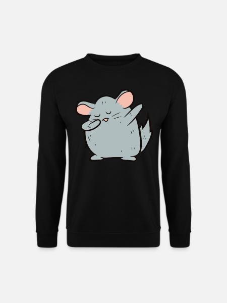 Chinchilla - Dab, dabbing, dancing - Unisex Sweatshirt - black