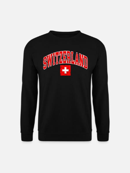 Switzerland - Unisex Sweatshirt - black