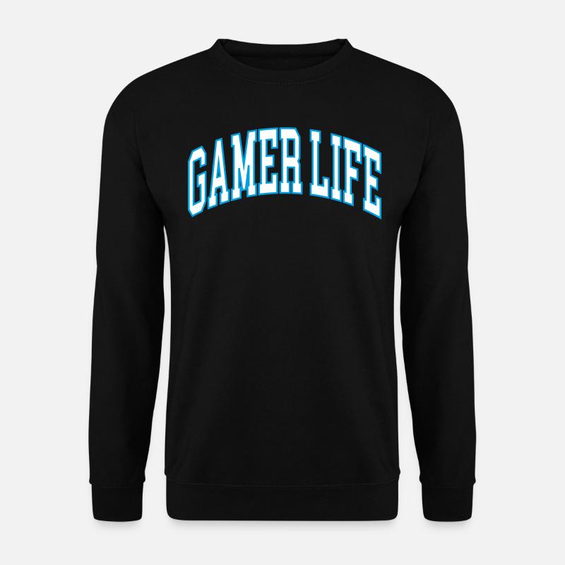 gamer life - Unisex Pullover - Schwarz