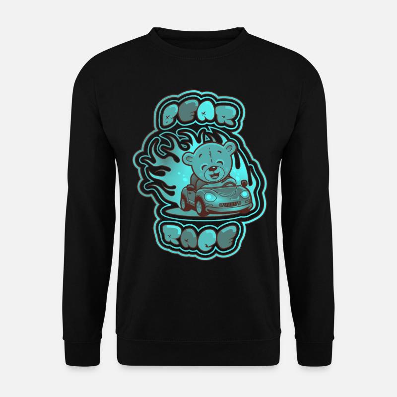 Teddybärenrennen 3 - Unisex Pullover - Schwarz