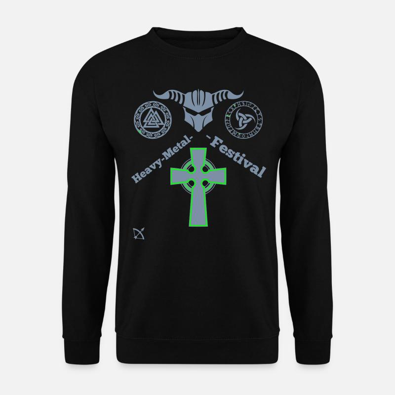 Heavy Metal - Unisex Pullover - Schwarz