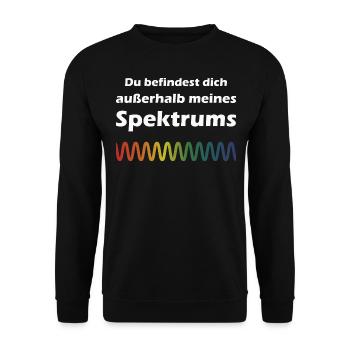 Elektrizität Spektrum Witz Physik - Unisex Pullover - Schwarz - Vorne - Alina (178cm) & Michal (187cm)