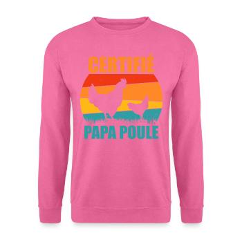 Best Dad | Certified Daddy Hen - Unisex Sweatshirt - pink - Front