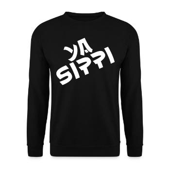 Ya Sippi - Unisex Pullover - Schwarz - Vorne - Alina (178cm) & Michal (187cm)