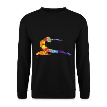 Turnerinnen - Unisex Pullover - Schwarz - Vorne - Alina (178cm) & Michal (187cm)