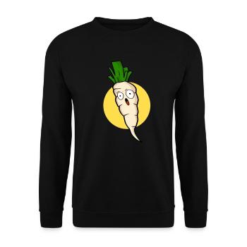 Betterave surprise - Sweat-shirt Unisexe - noir - Devant - Alina (178cm) & Michal (187cm)