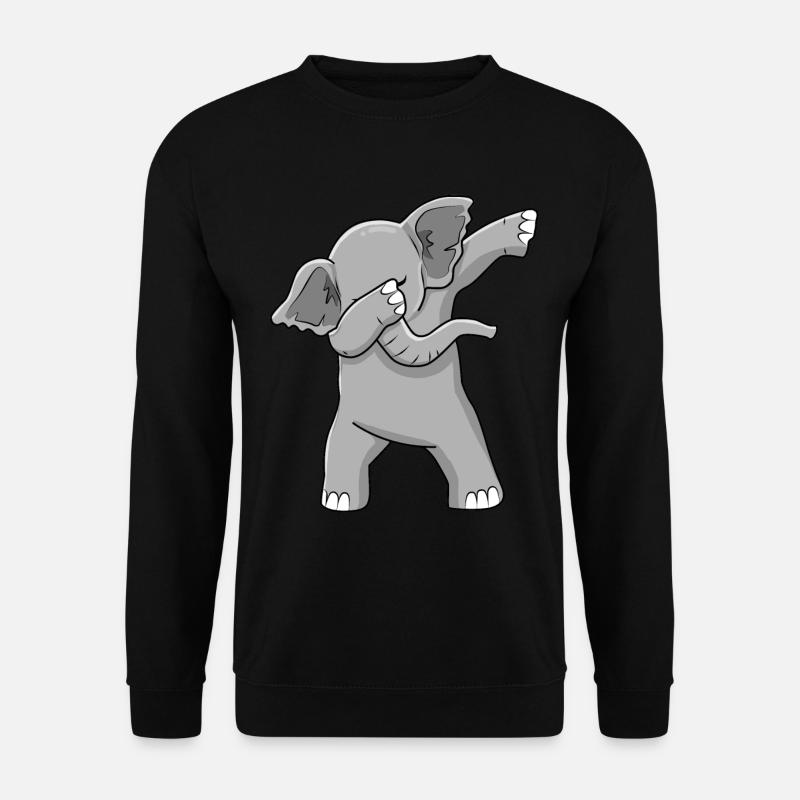 Dabbing elephant Dancing elephant - Unisex Sweatshirt - black