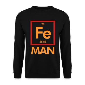 Éléments de nerd de la science - Sweat-shirt Unisexe - noir - Devant - Alina (178cm) & Michal (187cm)