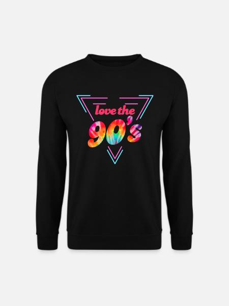 Musik 90er - Unisex Pullover - Schwarz