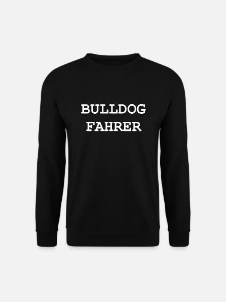 Bulldog Fahrer - Unisex Pullover - Schwarz