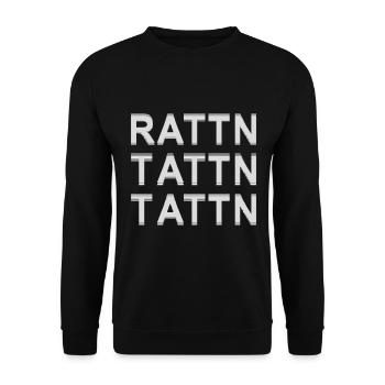 Rattn Tattn Techno - Sweat-shirt Unisexe - noir - Devant - Alina (178cm) & Michal (187cm)