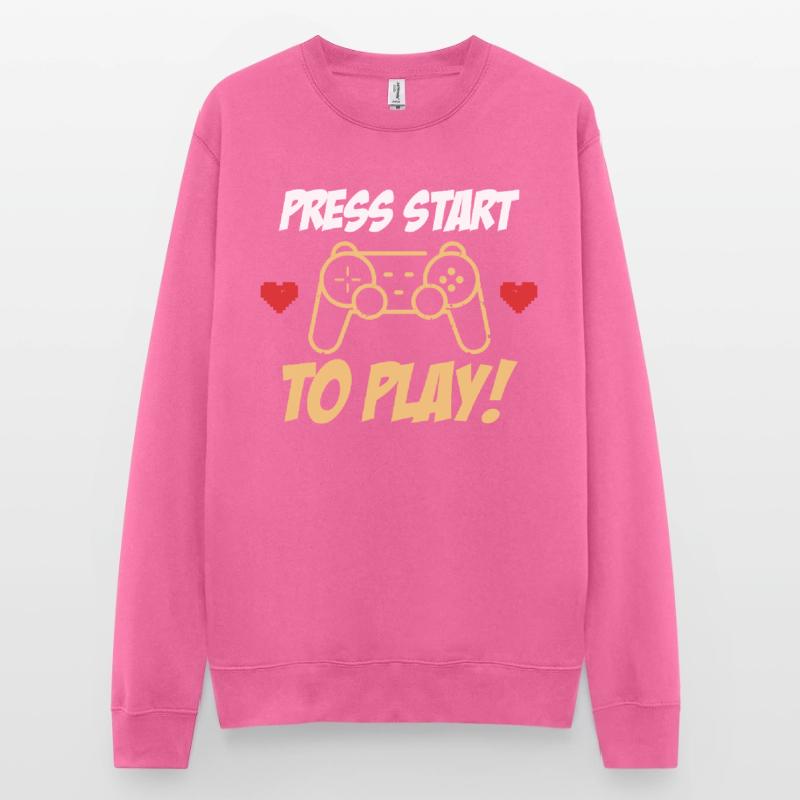 Controller Game Console Start Unisex Sweatshirt