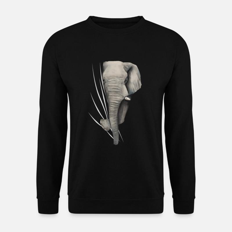 Éléphant éléphant éléphant amant cadeau - Sweat-shirt Unisexe - noir
